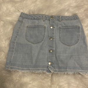 Jeans skirt size large